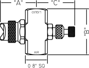 Air Atomizing Nozzles Drawing 