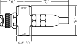 Air Atomizing Nozzles Drawing